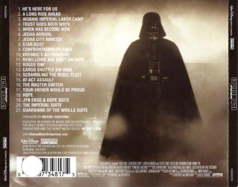 [USADO] Rogue One, A Star Wars Story CD
