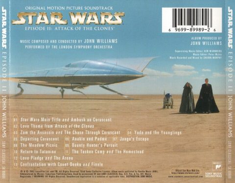 [USADO] Star Wars Episode II: Attack Of The Clones - Original Motion Picture Soundtrack CD