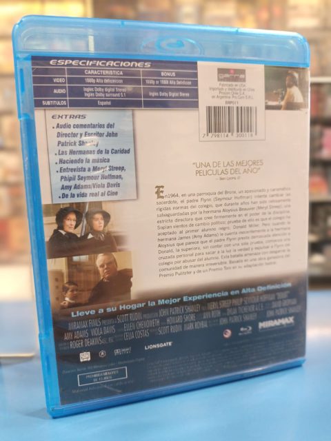 [USADO] Doubt (La Duda) Blu-Ray